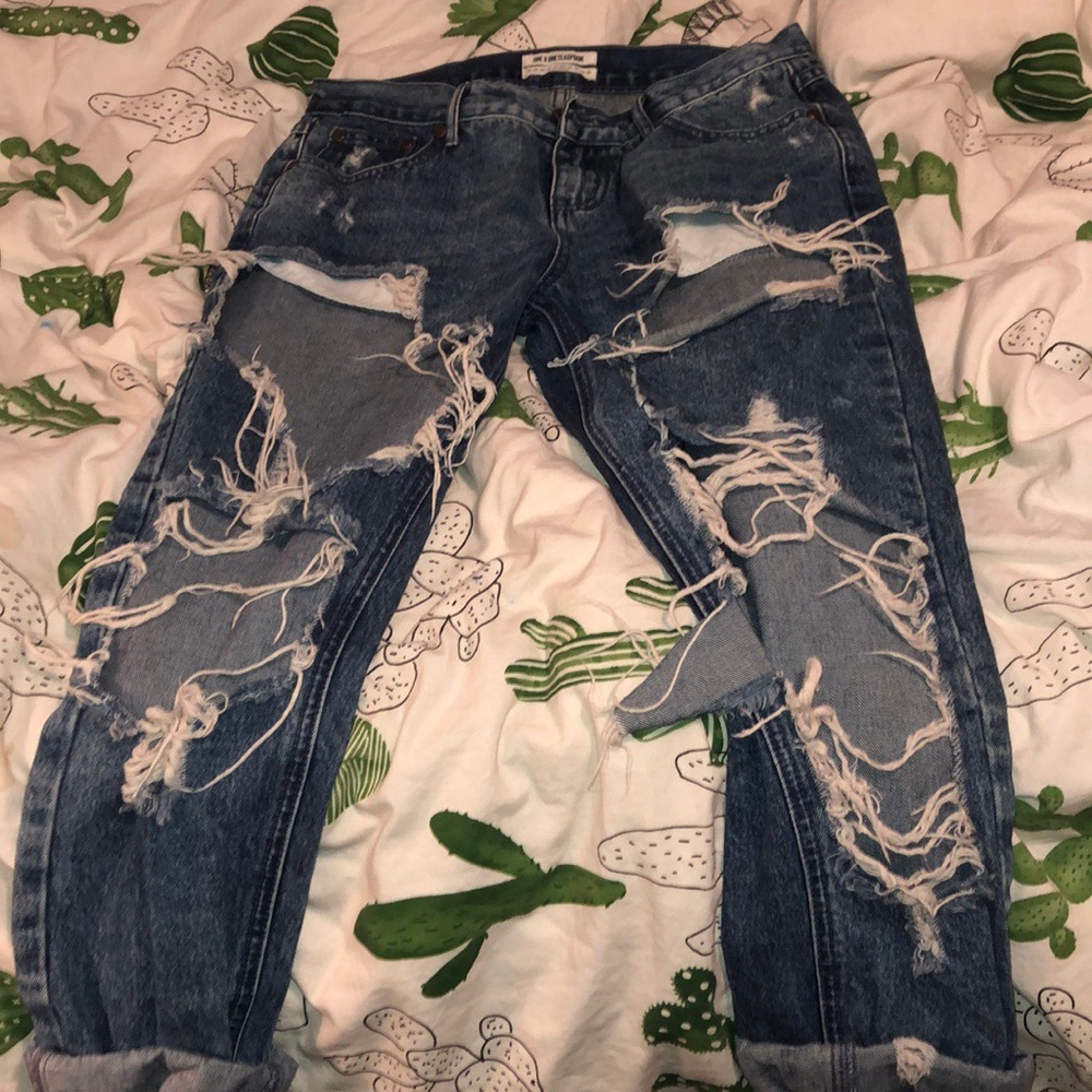 One teaspoon boyfriend jeans